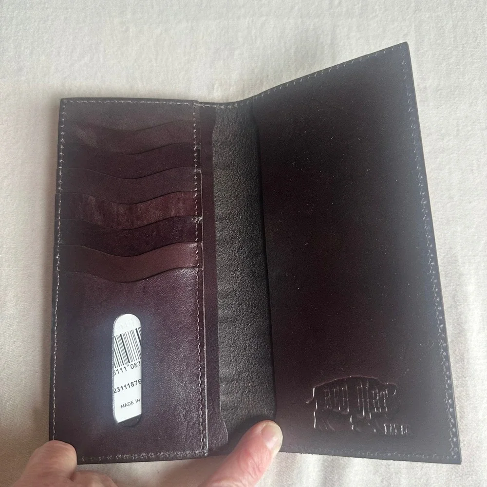 Red Dirt Hat Co Men Rodeo Wallet Genuine Leather Southwestern Pattern 23111876W5